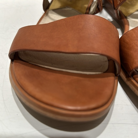 MICHAEL MICHAEL KORS “Josephine Brown Leather Gladiator Flat Sandals (Sz: 8.5) - Picture 2 of 13